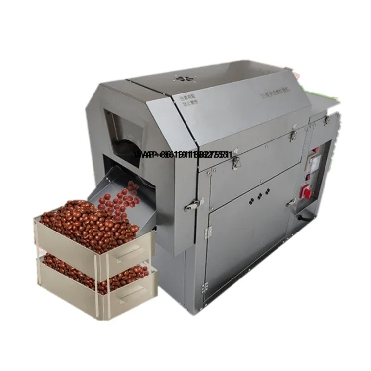 

Commercial Nut Roasting Machine / Nut Roaster / Grain Roaster for Peanut , Soybean Seed , Barley