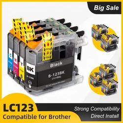 NEW Compatible ink cartridges for Brother LC123 MFC J4410DW J4510DW J870DW DCP J4110DW J132W J152W J552DW printer LC123 XL