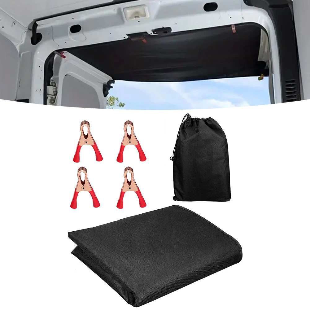 RV Rear Barn Door Awning Cover For Transporter Rear Barn Door Awning Cover Black For RV For Mercedes For Sprinter