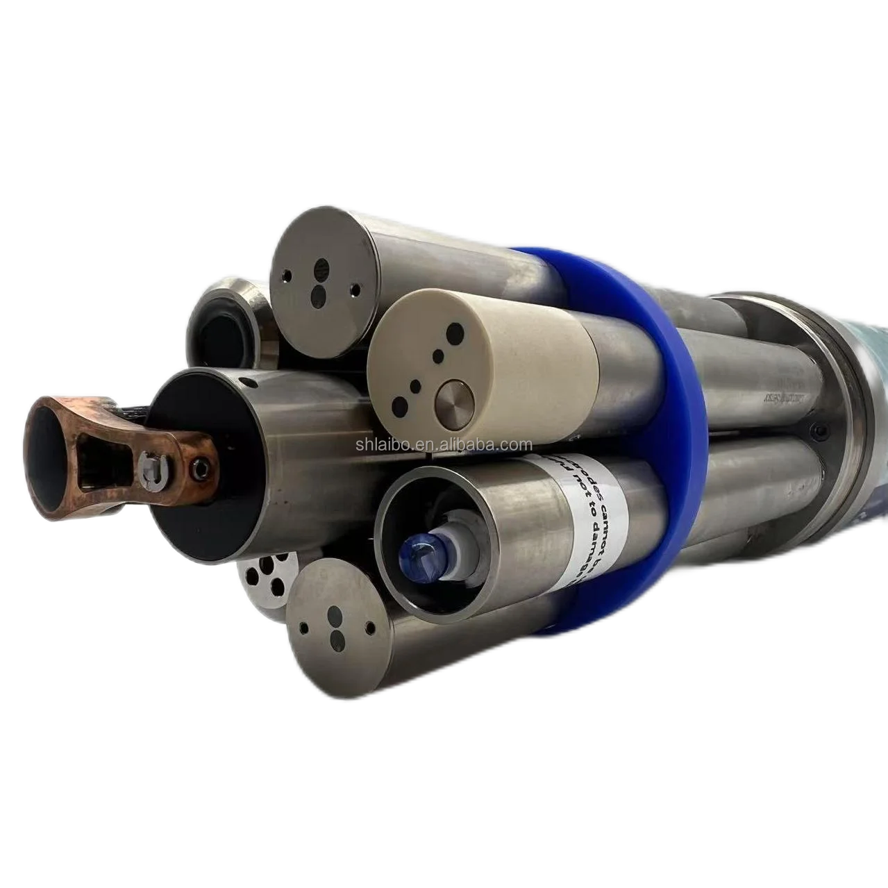 Multiparameter Marine Sensor with RS485 MODBUS Titanium Alloy Shaft 20bar Deep Water pH DO EC Turbidity Automatic Cleaning
