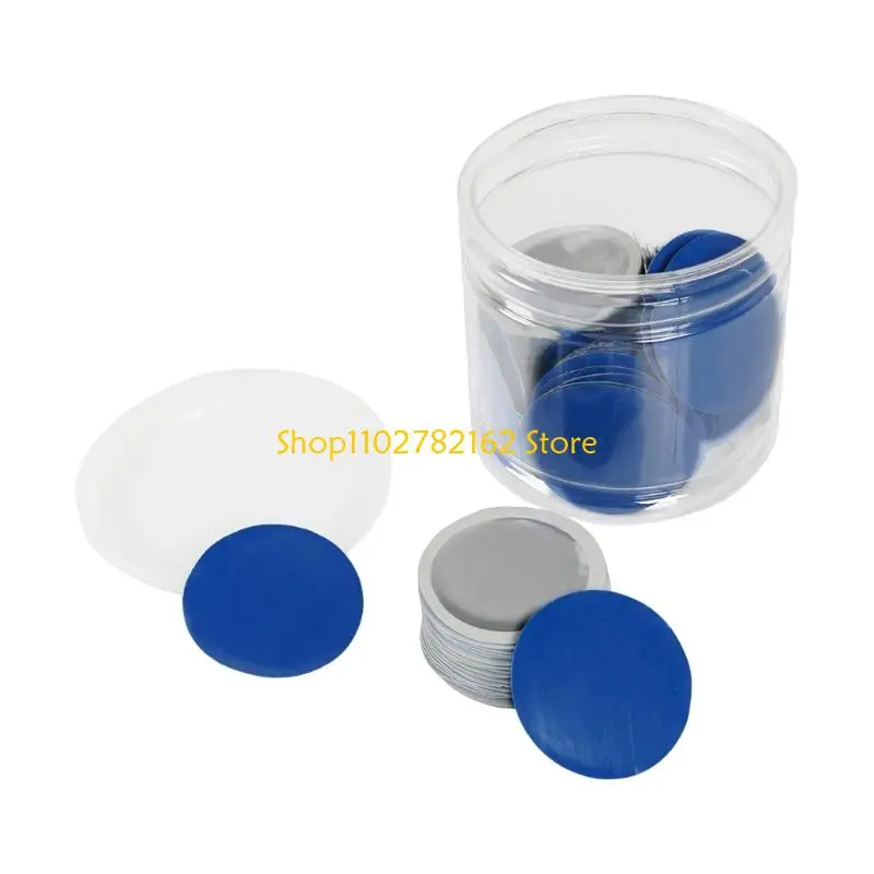 547B Round Tire Puncture Patches for Car Bike and Motorcycle Tires, PU Patch Jar for Travel Repair and Garage Supply