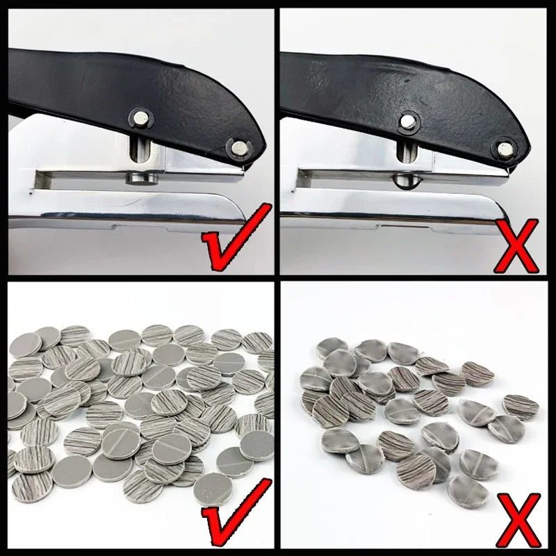 دليل حافة الفرقة الناخس ذو طيات 3/6/8/10 مللي متر ثقب بطاقة أداة ملاكمة للبلاستيك ورقة بولي كلوريد الفينيل ABS فتاحة مسمار ثقب اخفاء ذو طيات