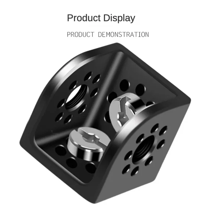 BNVN-Triangle carré accessoires d'extension de photographie 3/8 adaptateur de moniteur de Transmission d'image support de caméra boîtier d'appareil photo reflex