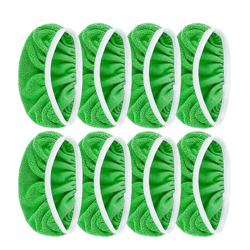 

Pack of 6/8pcs Floor Mop Flannel Cloth Covers Mop Refills Cover for Floor Mop