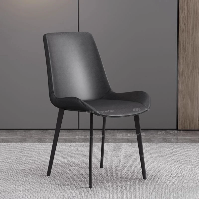 كراسي طعام بتصميم ريفي، كراسي طعام شفافة للمطبخ الفاخرة، أثاث منزلي حديث محمول Eetkamerstoel #2