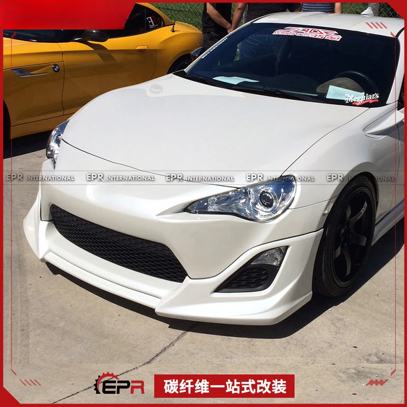 

For Subaru BRZ C-West Style Carbon Fiber Front Spoiler Front Lip Chin - Small Body Kit