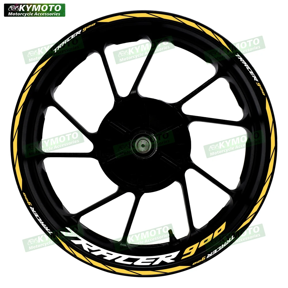 

For TRACER900 TRACER 900 reflective motorcycle accessories stickers 17 inch front and rear rim stripe decals fairing decoration