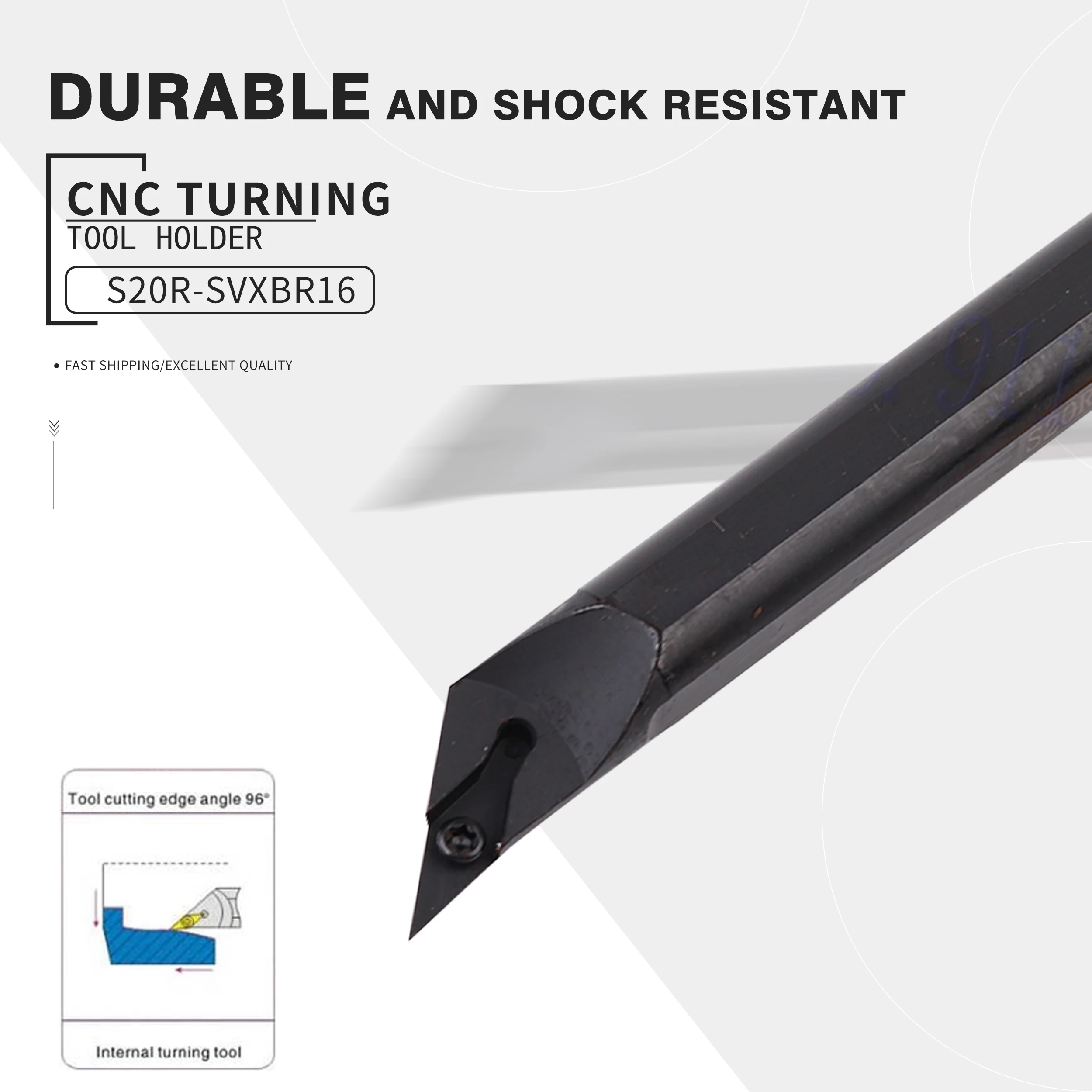 

S16Q-SVXBR11 S20R-SVXBR11 Internal Turning Tools Holder S20R-SVXBR16 CNC Lathe Cutting Tool S25S-SVXBR16 16mm 20mm 25mm For VBMT