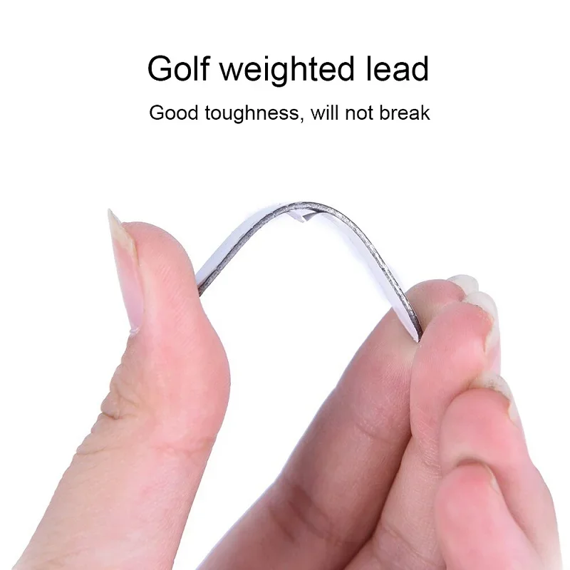 10pcs/lot Golf Weighted Lead Tape Weighted Tape Strips Add Weight Golf Club Equipment