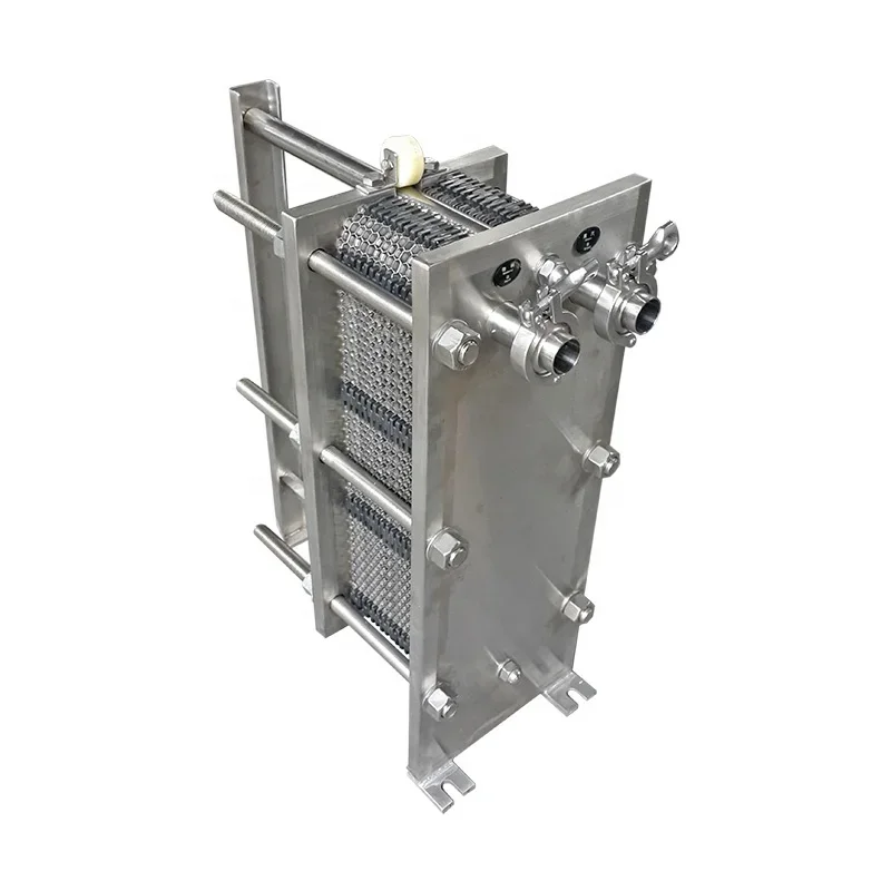 Stainless Steel Food Grade Plate Heat Exchanger For Milk Beer Juice Food Industry