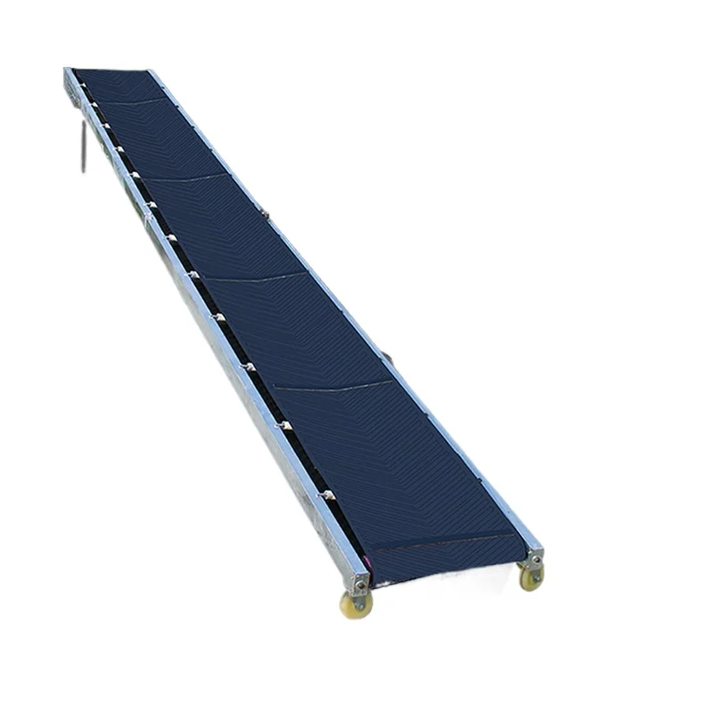 

Conveyor feeding anti-skid conveyor belt folding anti-skid lifting type household small