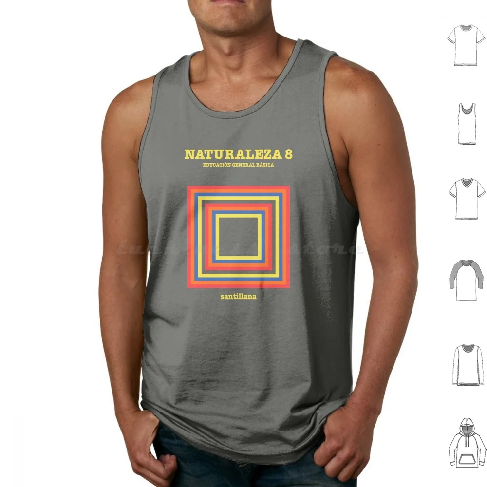 Camisetas sin mangas de libro Egb, chaleco sin mangas, naturaleza, 8 libros Egb, Retro, Vintage, cubierta de España, página de libro, naturaleza