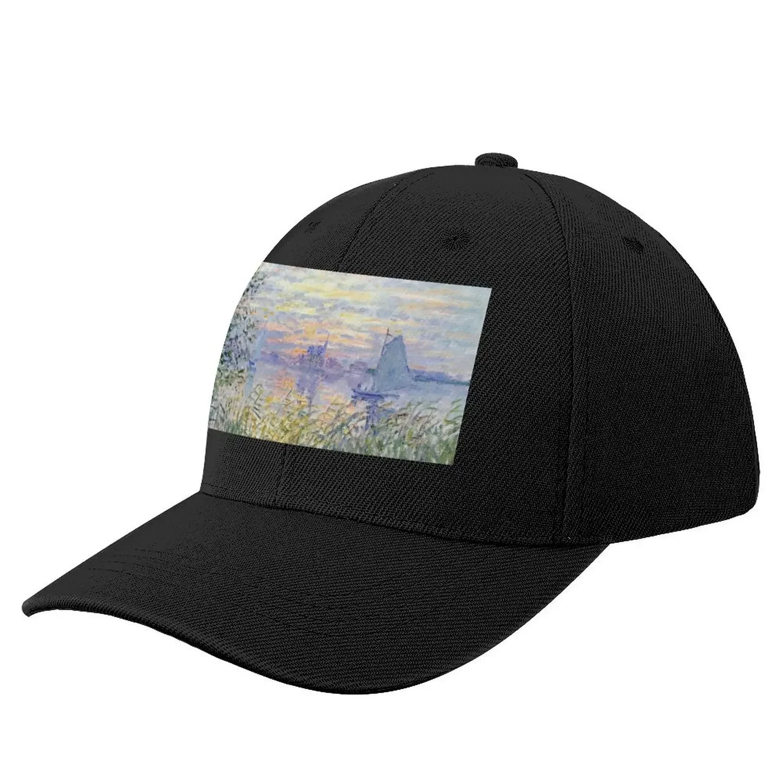 Claude Monet Soleil Couchant Sur la Seine à Lavacourt - Sunset on The Seine Baseball Cap Horse Hat Golf Hat Men's Hats Women's