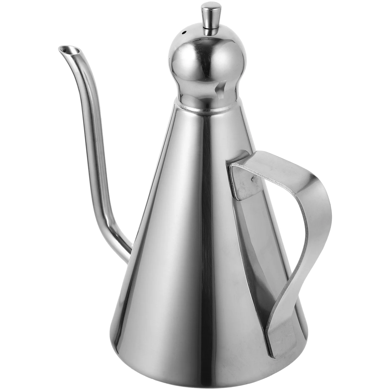 304 Stainless Soy Sauce Dispenser Water Kettle Vinegar Bottle Container Condiment Silver Oil