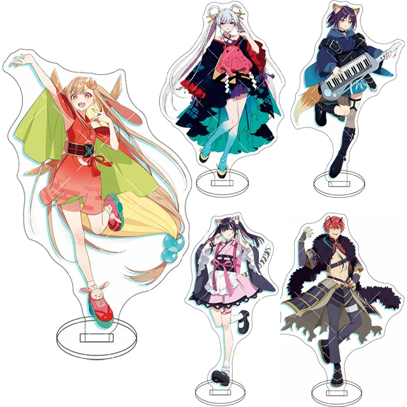 16CM Anime Kosmische Prinzessin Kaguya! ‌ Figur Kaguya Sakakari Iroha Tsukimi Yachiyo Komazawa Noi Acryl-Ständer Cosplay-Ornamente Geschenke