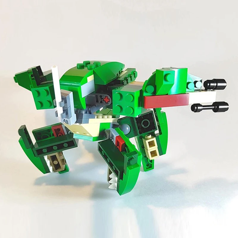 Bionic Combat Mecha Modell MOC Gebäude Ziegel Krieg Ausrüstung Modulare Technologie Geschenke Urlaub Montieren Kinder Spielzeug Anzug