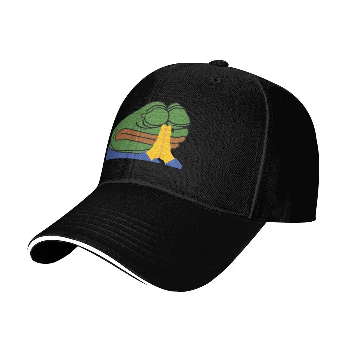 Prayge Emote High Quality Baseball Cap Curved Brim Classic Fit Low Profile Unstructured Unisex for Men Women