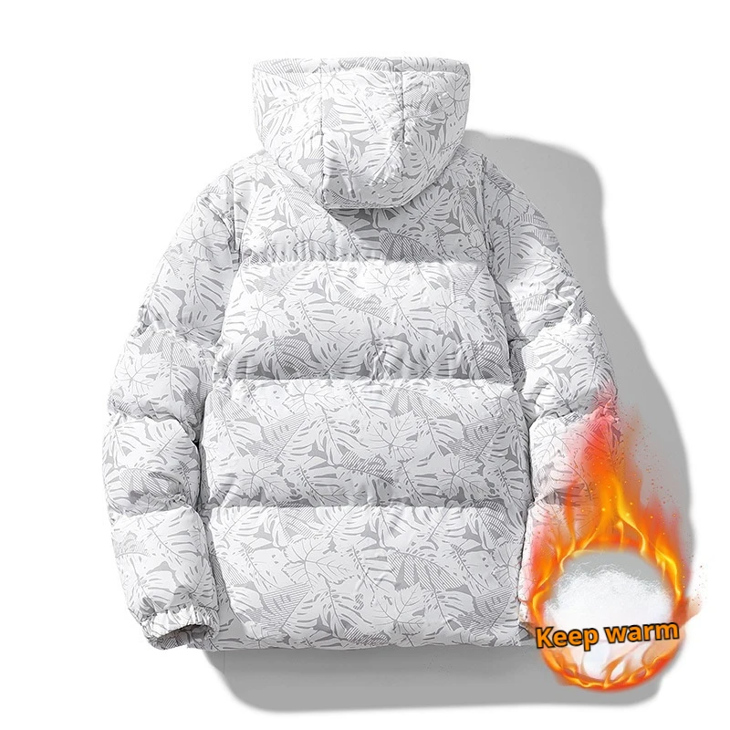 Manteau décontracté en coton pour hommes et femmes, veste d'hiver pour couple, parkas rembourrées, vêtements chauds, nouveau, 2024