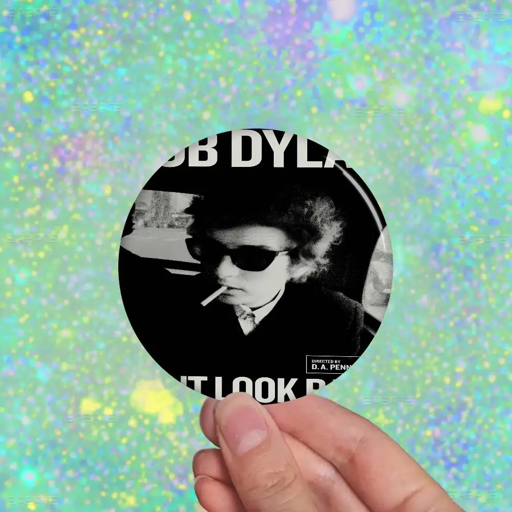 الكلاسيكية المغني بوب ديلان صفيح لينة زر دبوس بروش شارة معدنية مخصصة مجوهرات اكسسوارات قبعة حقيبة التلبيب