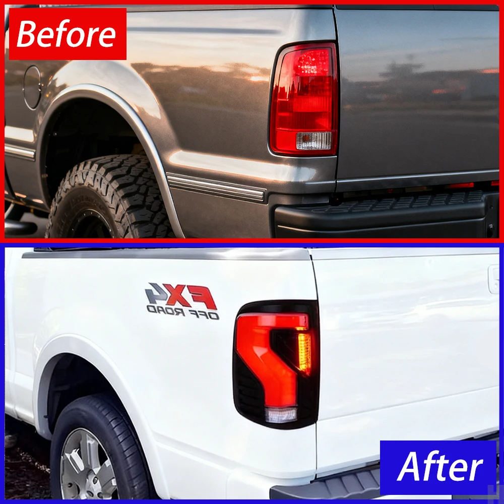 

For Ford Raptor F150 2004-2008 Auto Back Lamps Assembly Upgrade New Style High Quality LED Highlight Taillights Car Accessories