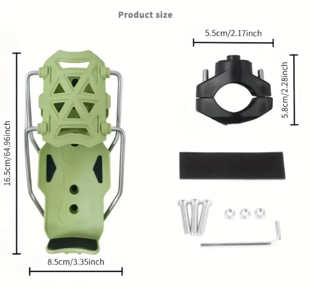 1 مجموعة 360 ° قابل للتعديل دراجة زجاجة حامل العالمي للدراجات النارية زجاجة ماء حامل الملحقات ل الطريق دراجة المقود كأس قفص #3