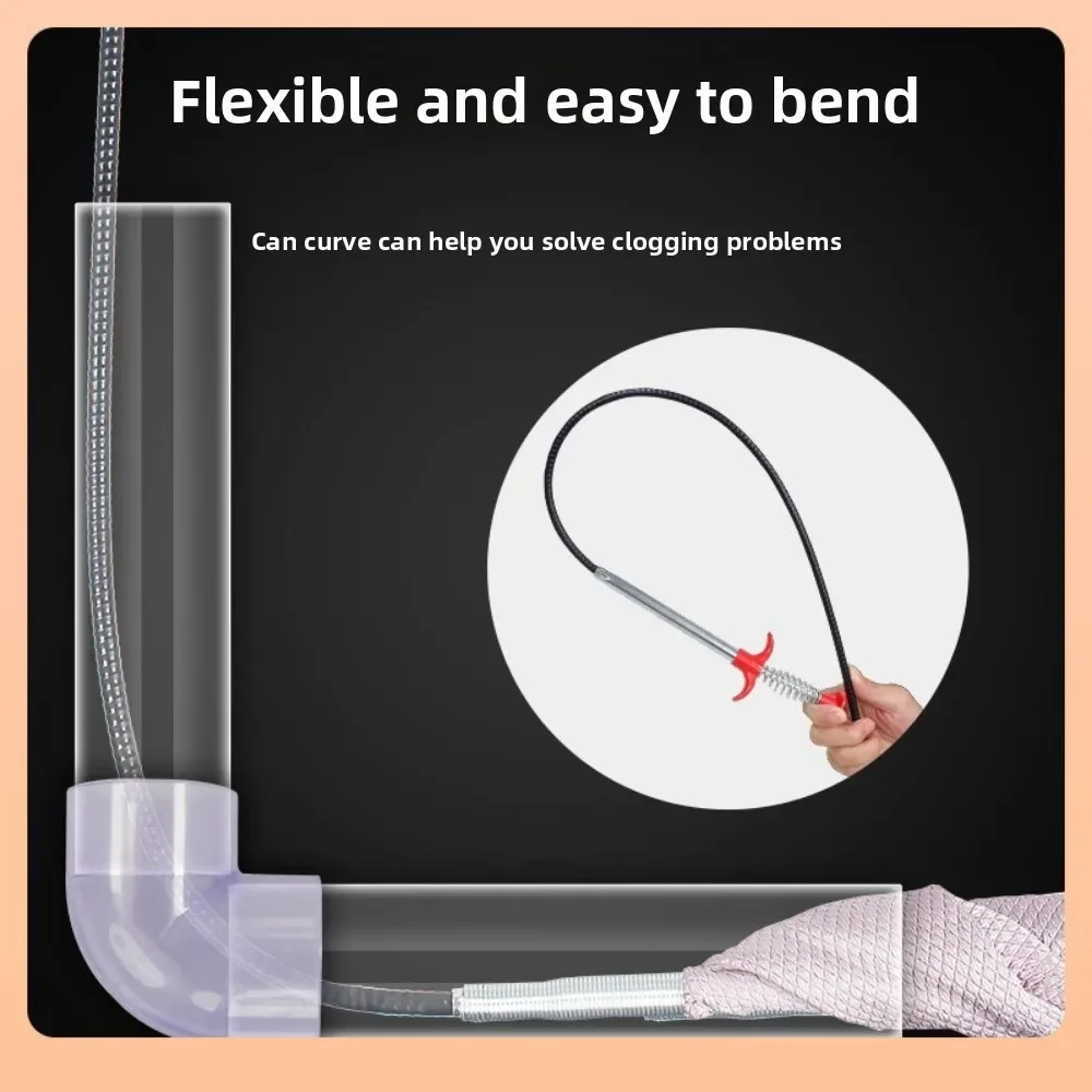 يفتح انسداد أداة تنظيف أنابيب الصرف الصحي استنزاف Unclogger المهنية الأنابيب المكبس استنزاف تسد مزيل انسداد منظف المرحاض #4