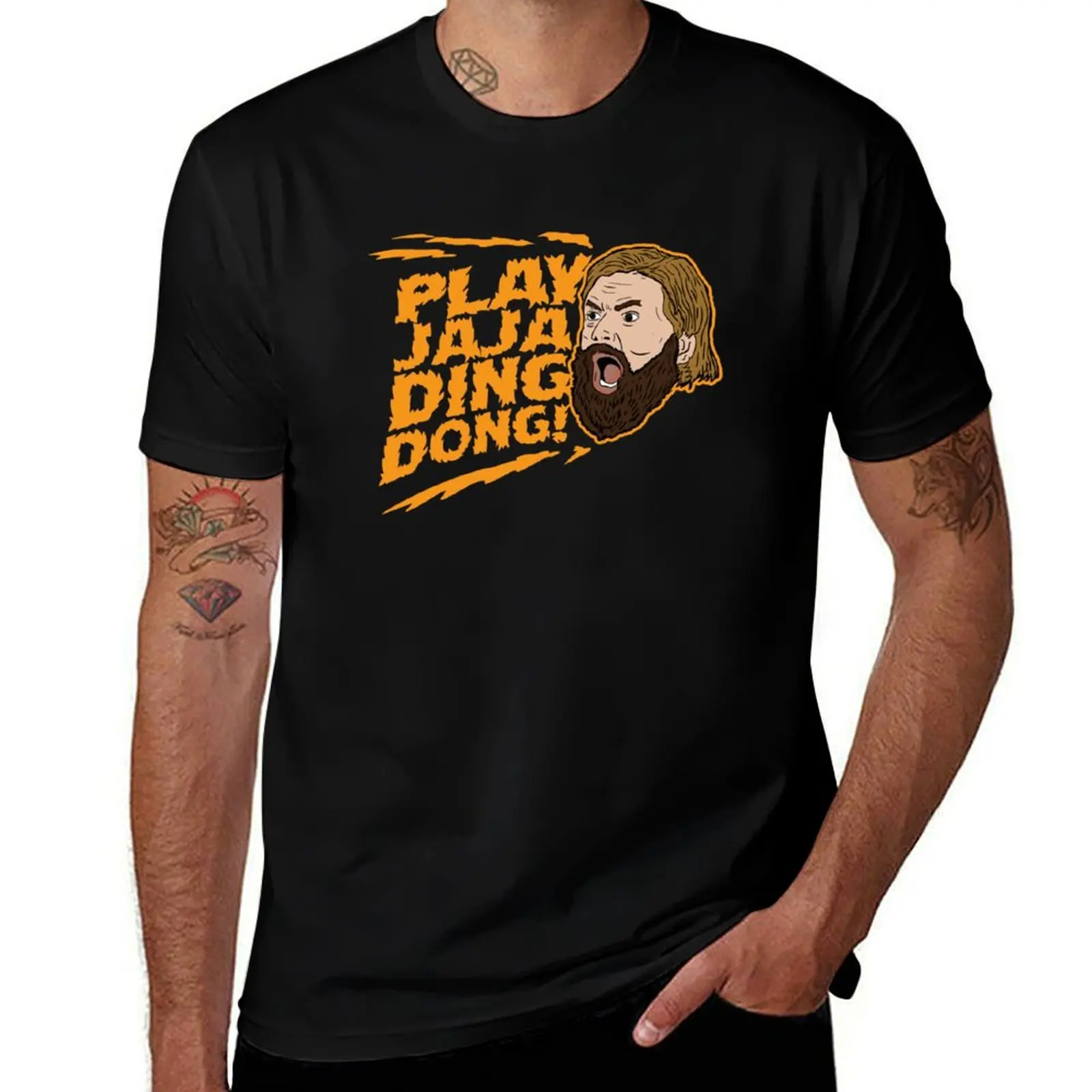 

Play Jaja Ding Dong T-Shirt anime t shirts for man anime t shirts oversize