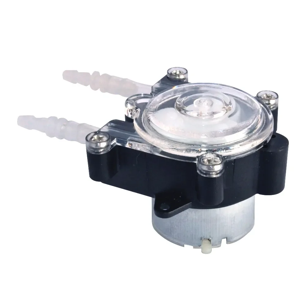 12V High-Flow Miniature Peristaltic Dosing Pump for Lab/Aquarium/Chemical Analysis