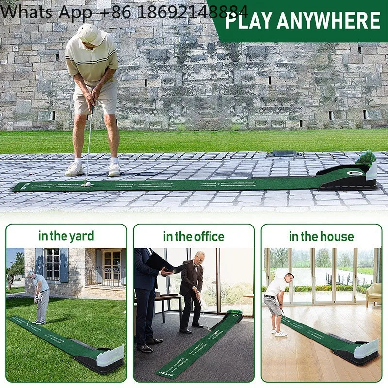 New single-hole 3D arrow model, portable golf indoor and outdoor putter practitioner