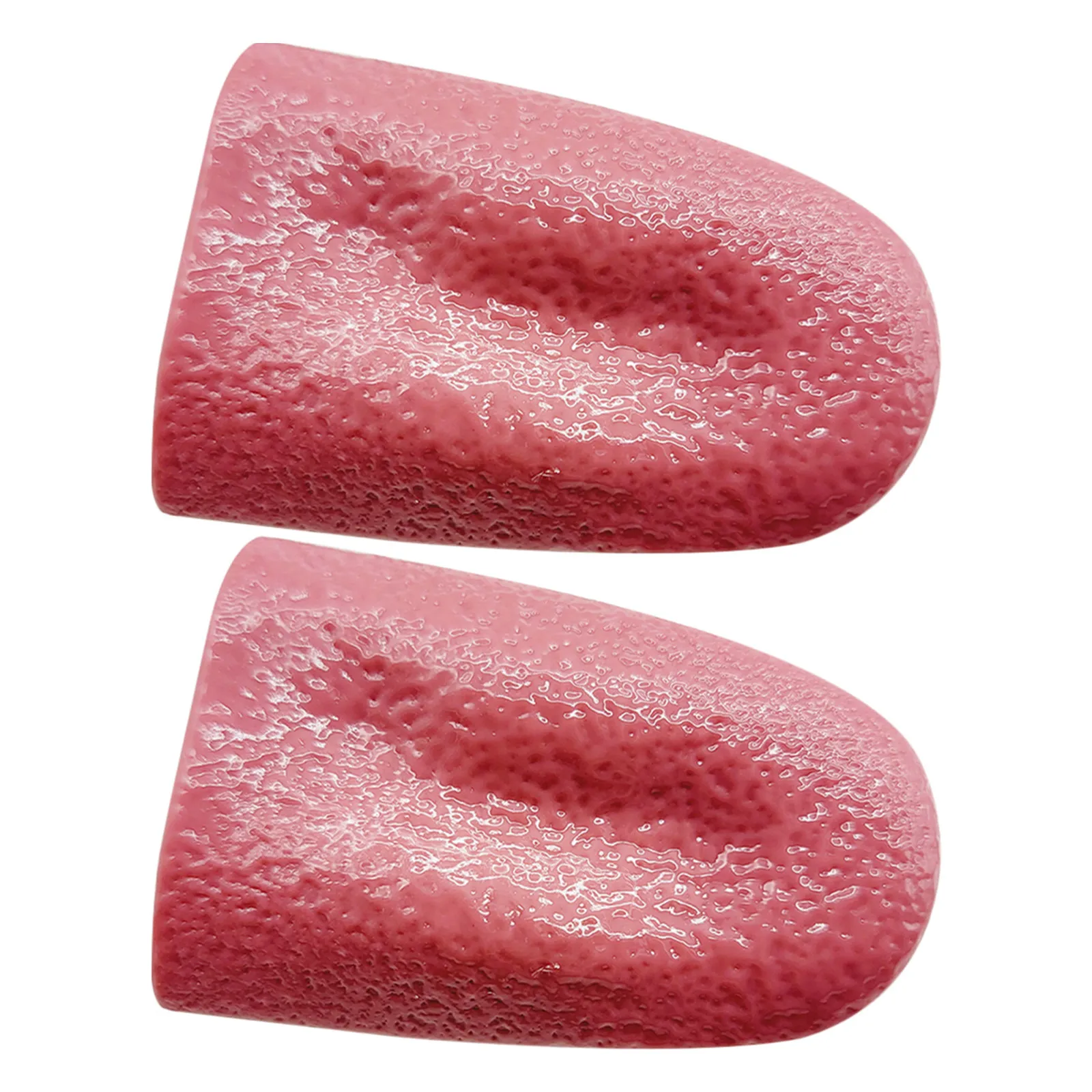 

2Pcs Fake Tongue Props Realistic Silicone Flexible Prank Decorations Halloween Party Photo Fun Simulation Silicone Trick
