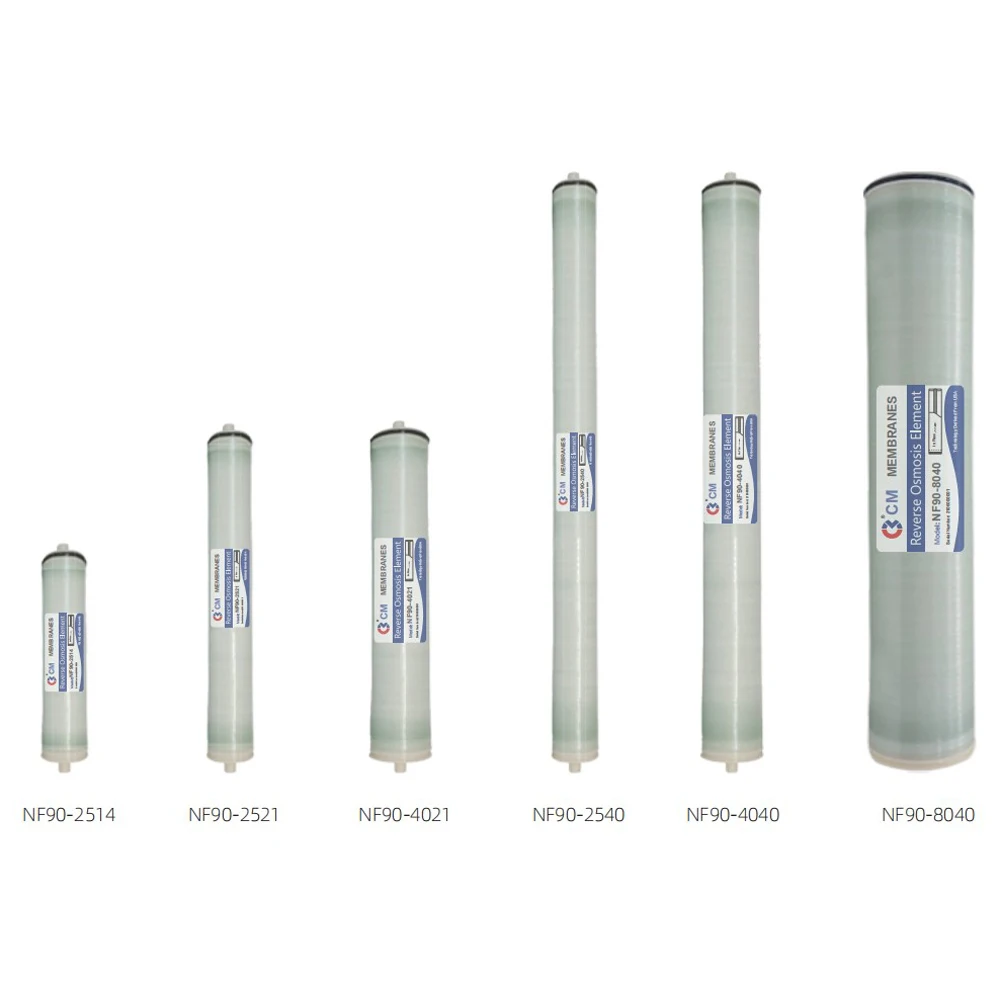 Membrana de Ósmosis Inversa Doméstica Certificada, Membranas de Ósmosis Inversa para Filtro de Agua NF90-2540, Membrana de Nanofiltración