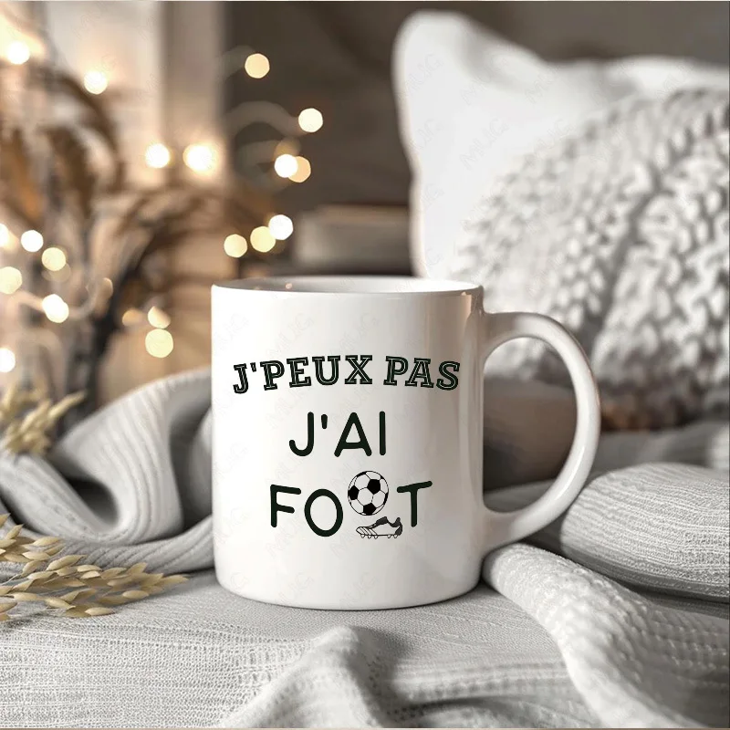 Football Themed Ceramic Mug 