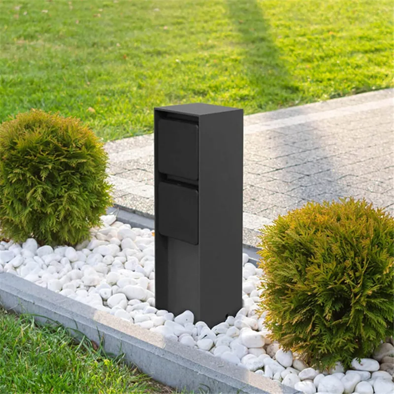 Waterproof Garden Socket With Spike 2-Way EU Sockets 3680W 16A Energy Column Outdoor Socket For Garden Décor Lawn Mower BBQ