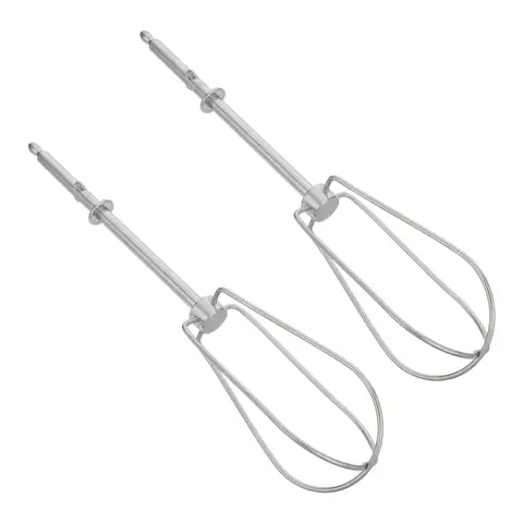 2Pcs Stainless Steel Whisk Replacement for Hand Mixer - High Efficiency Egg Beater Attachment Easy Clean Rotary Whisk Beaters