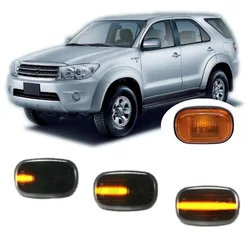 for Toyota Fortuner GGN50 GGN60 KUN50 KUN51 KUN60 KUN61 TGN51 TGN61 2005 - 2012 Sequential LED Side Marker Signal Light Lamp