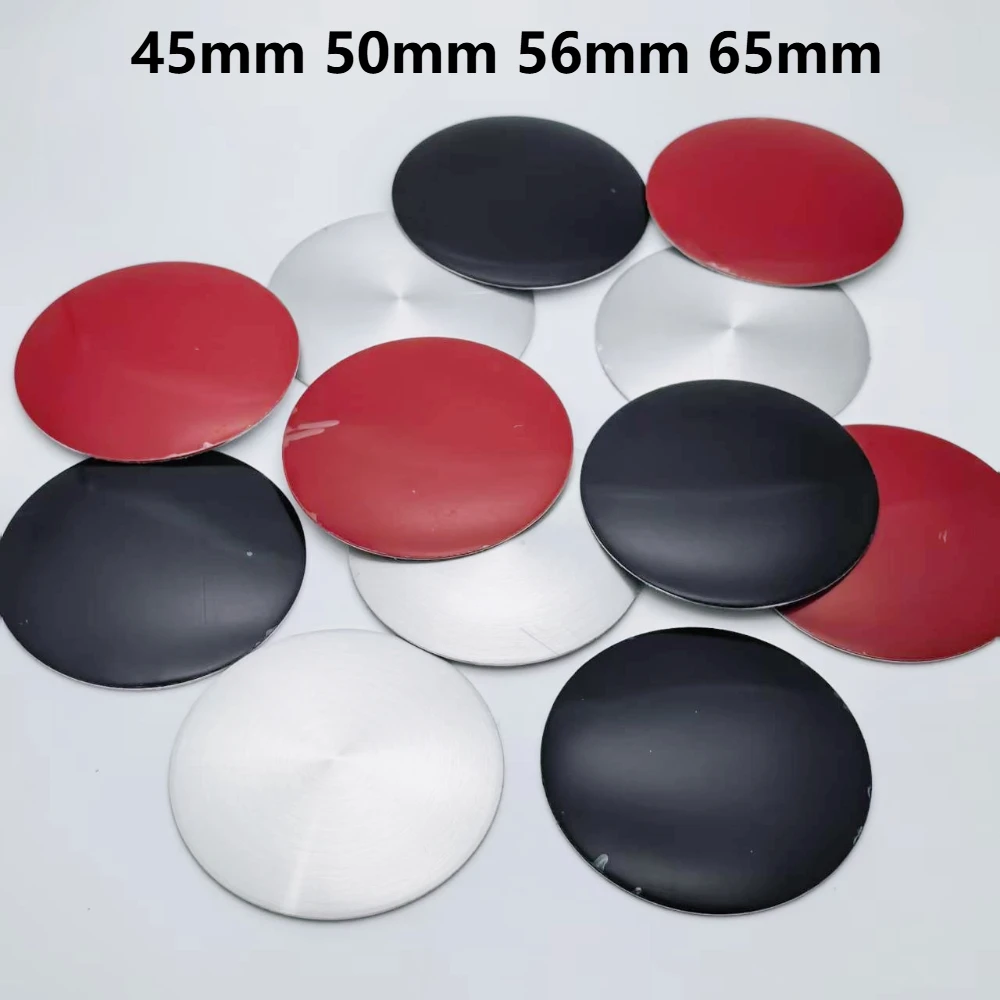 

4pcs 45mm 50mm 56mm 65mm No Logo Emblem Car Stickers Accessories for Rim Hub Hubcaps Cover Car Wheel Center Caps Badge Replace
