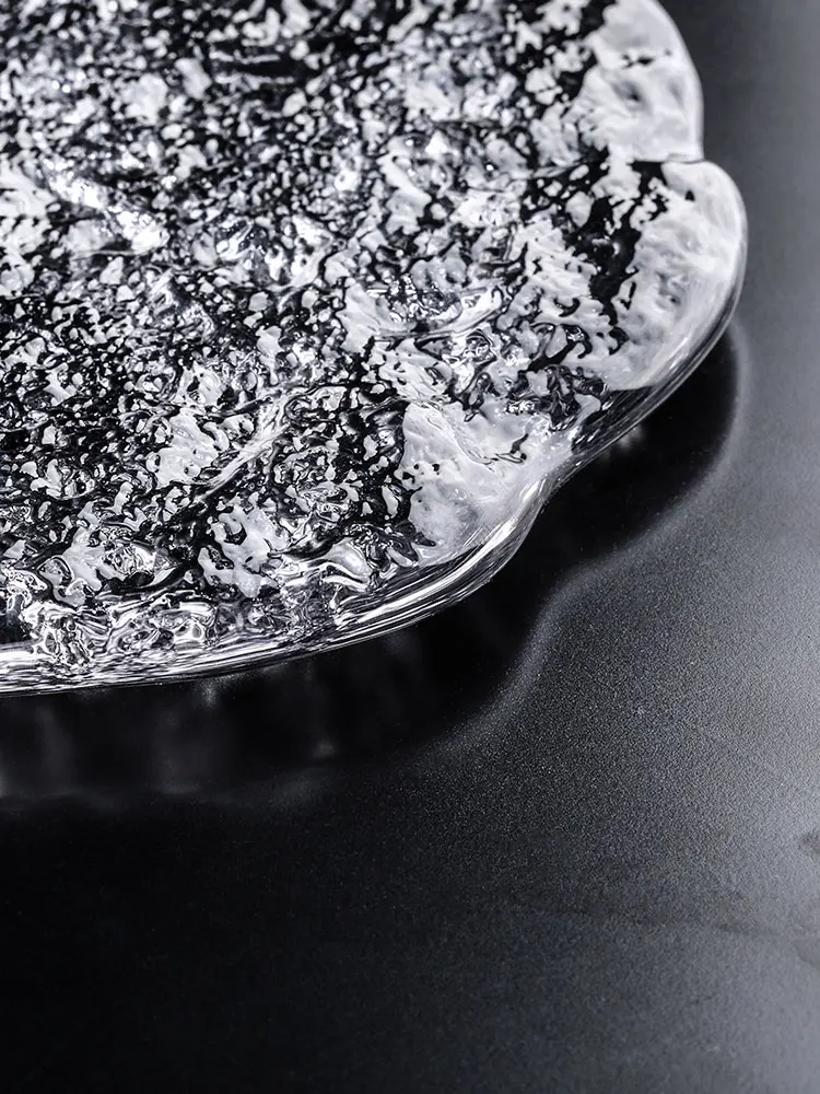 

Iceberg ape Crystal Glass Cup Mat Japanese Sle Flask Glass Tea Tray Wine Cup Coaster Nordic INS Sle Handmade round ape