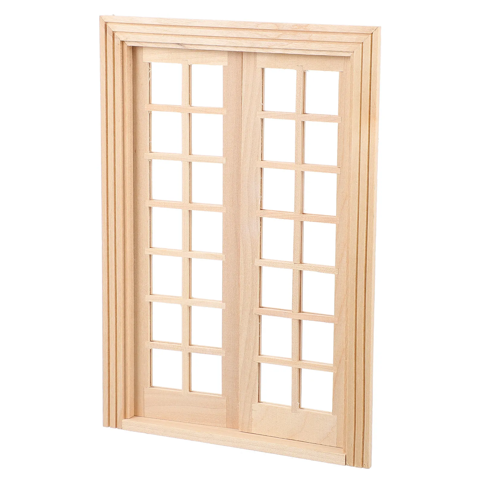 

1Pcs Dollhouse Accessories Mini Wood Door Premium Material Small Furniture Ornament for Garden Layout DIY Display Piece