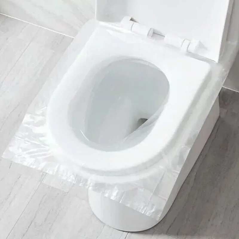 50pcs Disposable Toilet Seat Cushion Toilet Seat Cushion Clean and Hygienic Public Bathroom Travel Disposable Toilet Cover