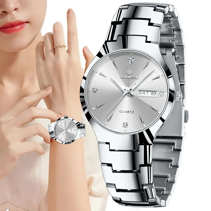 

BANGWEI New Diamond Dial Quartz Watch for Women Fashion Elegant Ladies Watches Stainless Steel Waterproof Women's Wristwatch