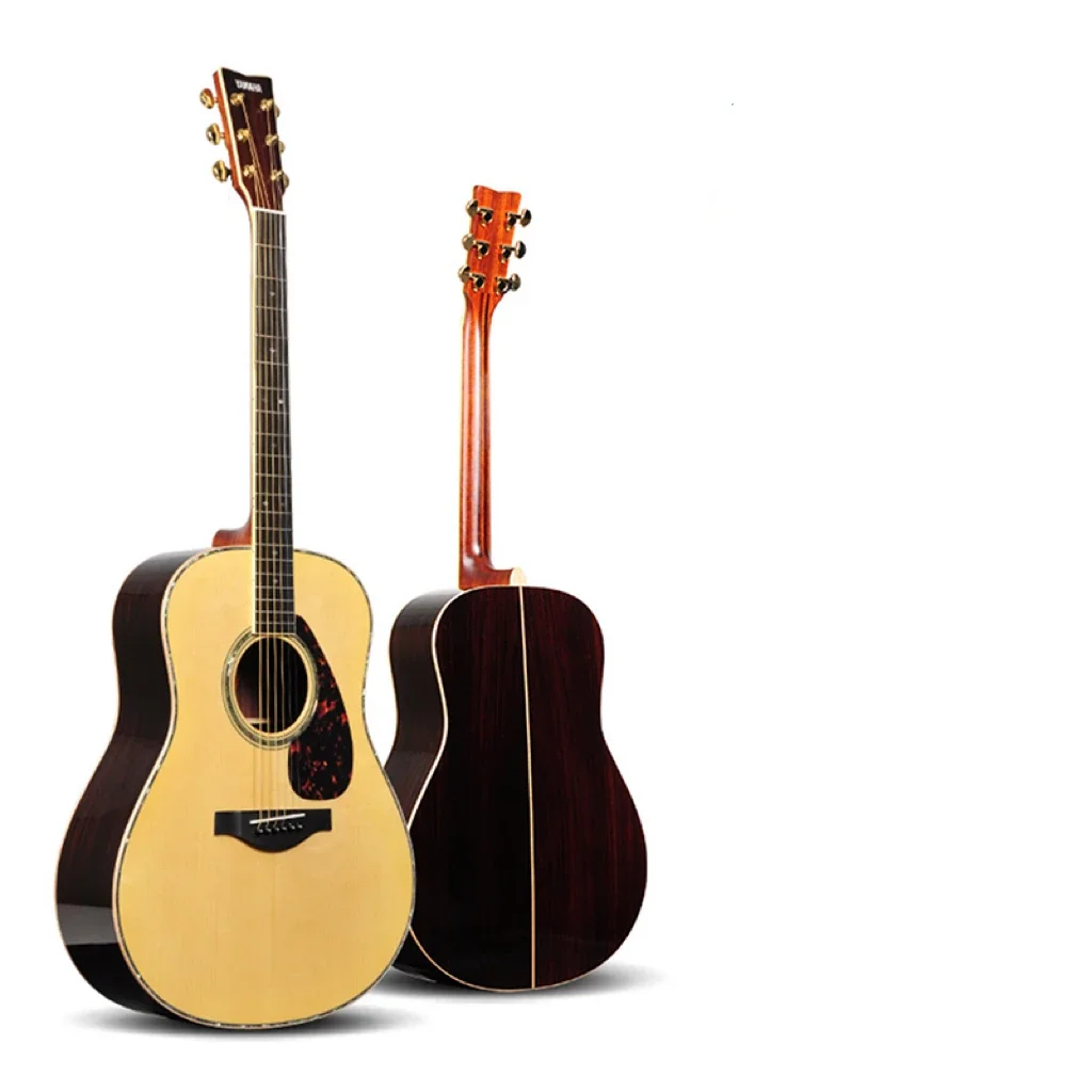 Yamahas LL16D 41 Inch Single Guitar Veneer Colombian Spruce ARE Technology Plus Vibrating Electric Box Ballad Guitar