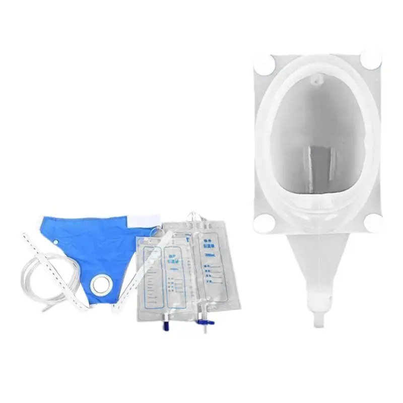 ABMK Reusable Silicone For Leak-Proof Urine Collector Catheter Wearable Urine Bags For Bladder Control Devices