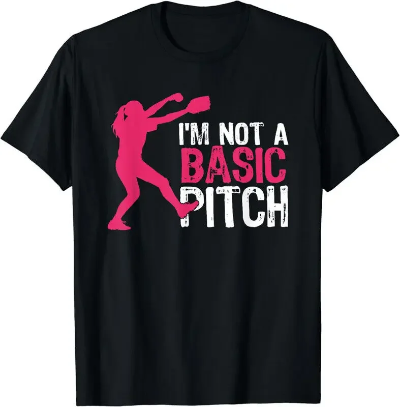 Funny Softball Pitcher I'm Not A Basic Pitch Unisex T-Shirt