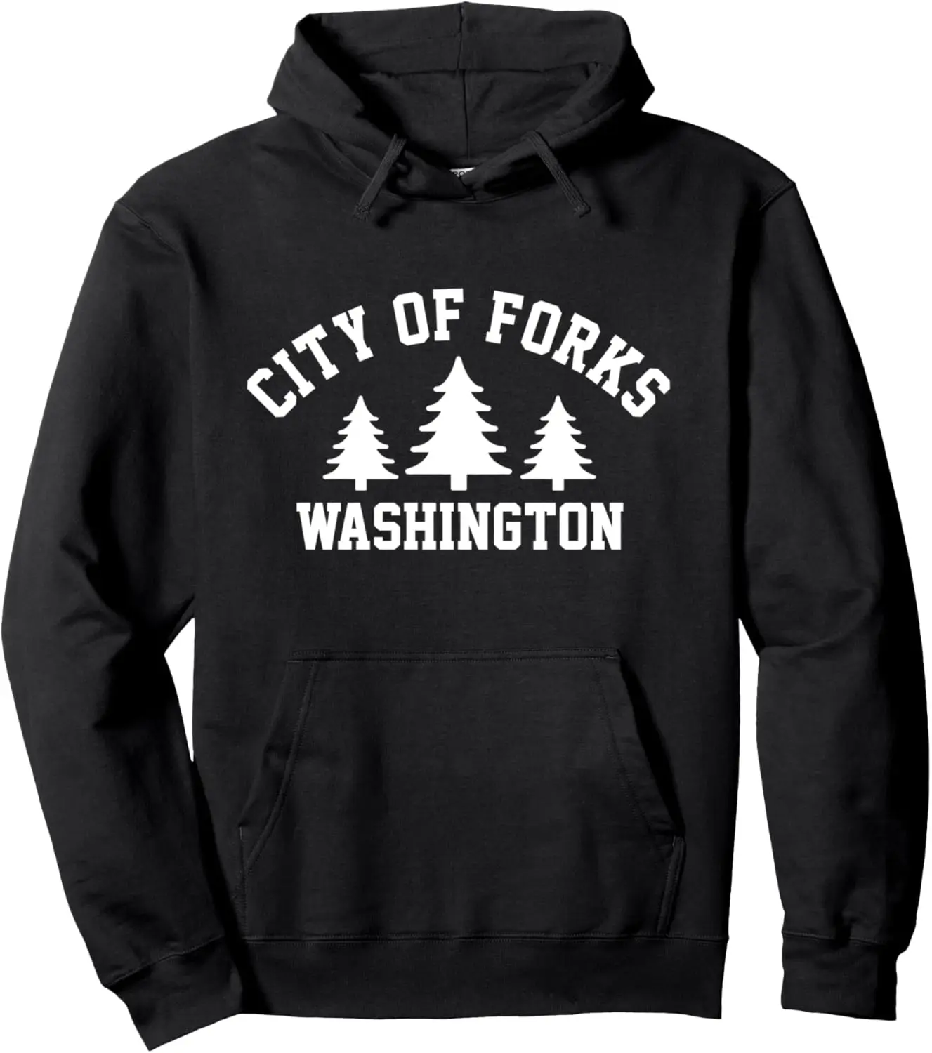 

Пуловер с капюшоном City Of Forks Washington