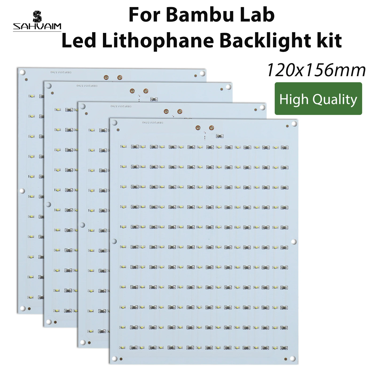 For Bambu Lab 3D Printer CMYK Lithophane LED Backlight Board Kit USB C DIY Lithophane Photo Model Bambulabs 3D Printing Parts