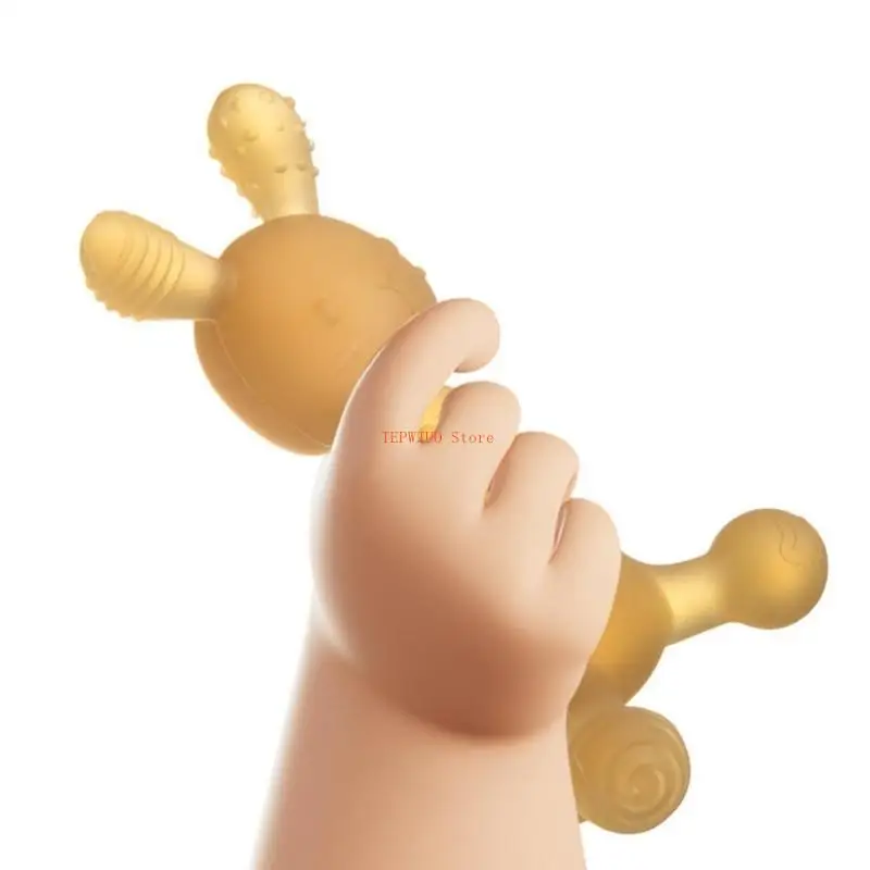 U50f Silicone TEETHING GIOCHIO BAMBINO STRUMENTO NURE ALLA NURE ALLA MAGUAMENTO