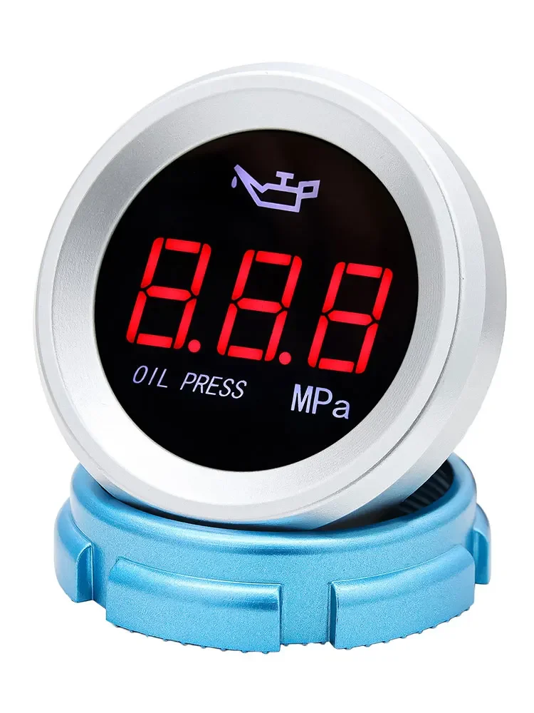 52mm Ölpresse lehre mit Sensor 1/8npt 0-0, 5 mpa elektronische LED Marine Boot Auto LKW Digital
