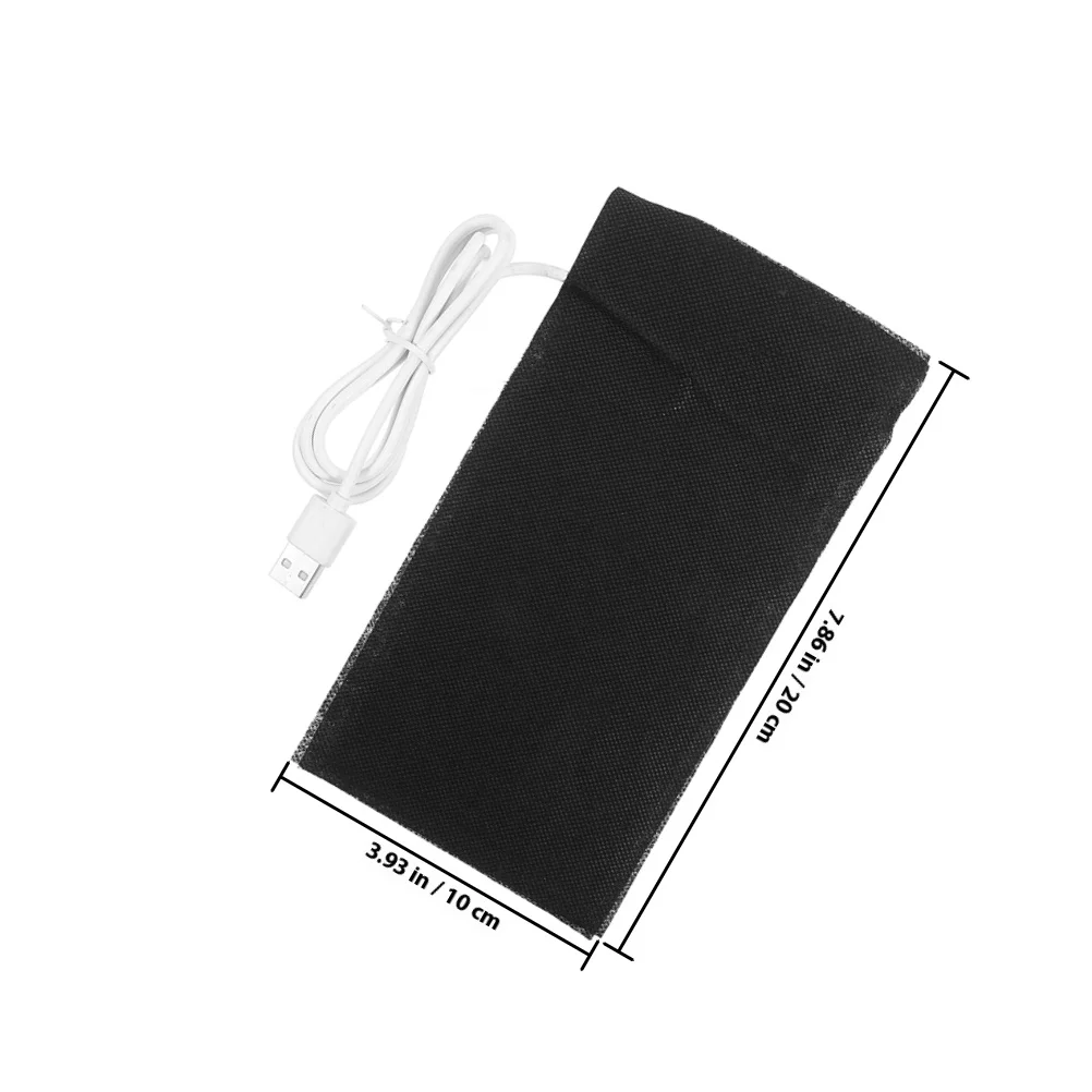 2 قطعة منصات الحرارة الزواحف USB بالطاقة الدافئة حصيرة للثعابين السحالي الناسك السرطانات التدفئة السريعة الحيوانات الصغيرة الموئل درجة الحرارة