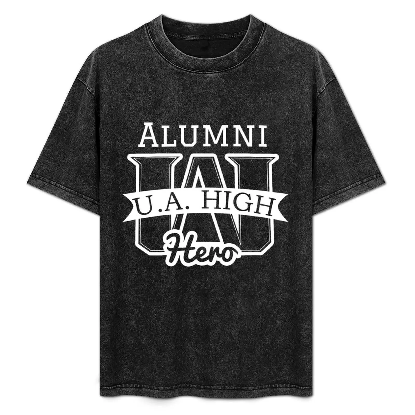 

UA High HERO Alumni - White T-Shirt cotton t shirt man man t shirts high quality luxury brand T-Shirt