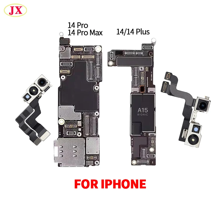 64GB 128GB 256GB 512GB Original Unlocked Mobile Phone Motherboard For IPhone X Xs Xr 11 12 13 14 15 16 Pro Max Motherboard